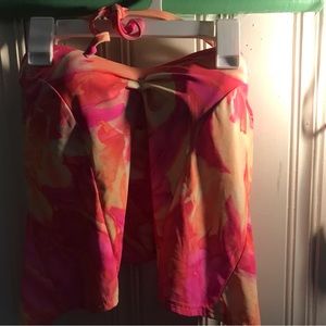 Venus swimwear tie dye also can be blouse, open back with straps